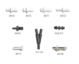 Adaptor Screw Diagnosti w/ barbed end for use w/ dynamap (10/PK) by American Diagnostic Corporation  ID 8971-10